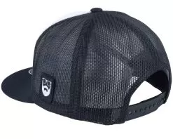 Bear Cap Man Classic White/Black A-frame Trucker - Bearded Man -Fashion Hat Online OB3001630 3