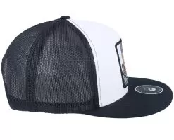 Bear Cap Man Classic White/Black A-frame Trucker - Bearded Man -Fashion Hat Online OB3001630 4