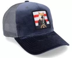 Shiba Inu For President Grey Velvet Trucker - Iconic 7 Shiba Inu For President Grey Velvet Trucker - Iconic -Fashion Hat Online OB3001692 2