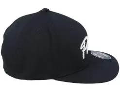 3d White Pride Logo Black Flat Brim Fitted - Fair -Fashion Hat Online OB3001743 1 4
