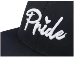 3d White Pride Logo Black Flat Brim Fitted - Fair -Fashion Hat Online OB3001743 1 6