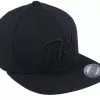 3d Black Pride Logo Black Flat Brim Fitted - Fair