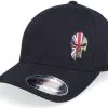 Uk Army Skull Black Wooly Combed Flexfit - Army Head