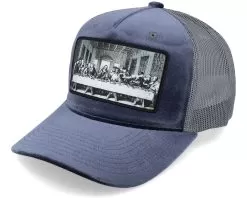 Last Supper Grey/Grey Velvet Trucker - Public Domain