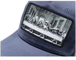 Last Supper Grey/Grey Velvet Trucker - Public Domain -Fashion Hat Online OB3001835 6