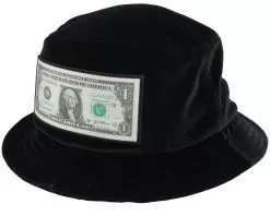 Dollar Bill Velvet Black Bucket - Calza Pennello
