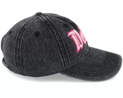 3d Delulu Washed Black Denim Dad Cap - Delulu -Fashion Hat Online OB3001906 4