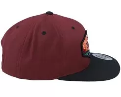 Vulcano Maroon Black Snapback - Wild Spirit -Fashion Hat Online OB3001959 4