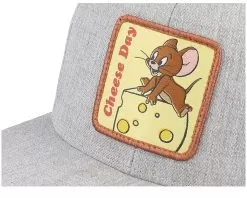 Jerry Cheese Day Heather Grey Snapback - Tom & Jerry -Fashion Hat Online OB4000342 6